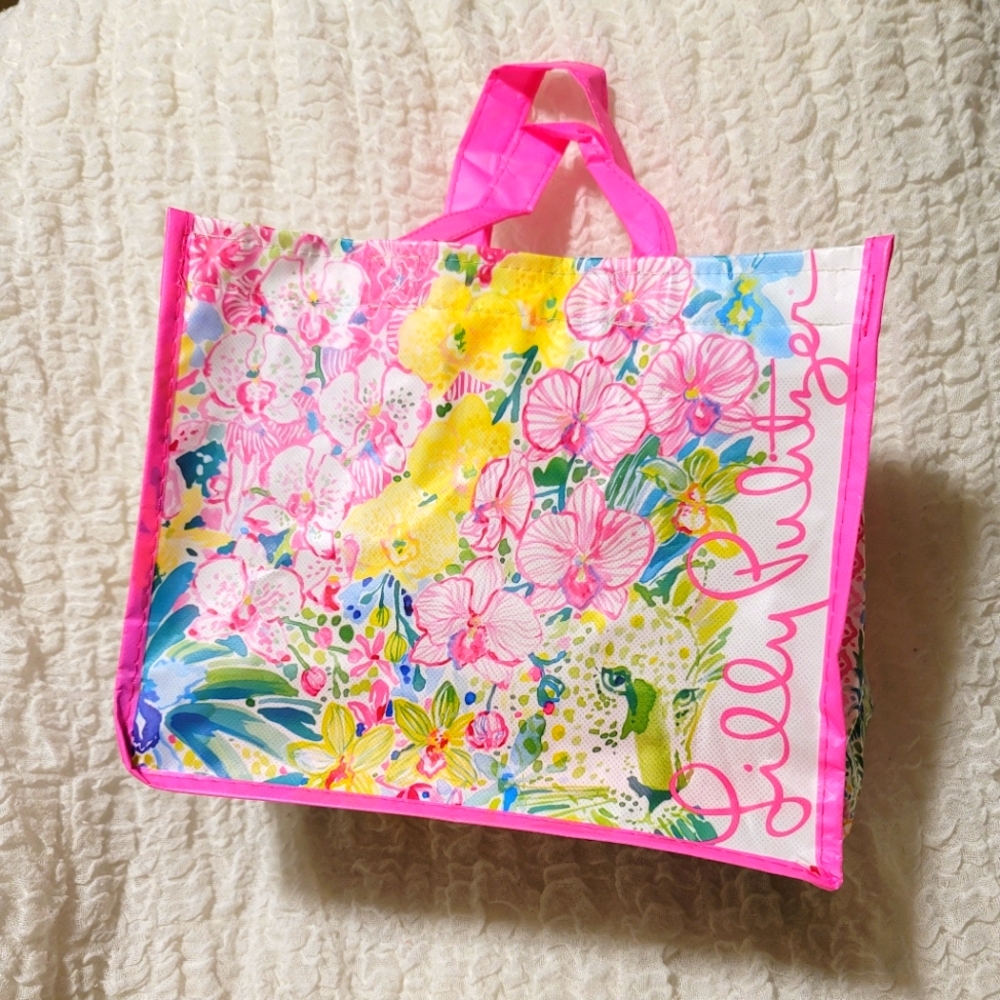 Lilly Pulitzer reusable tote bag